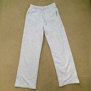 Garage Spring Grey Mix Straight Leg Panel Sweatpants